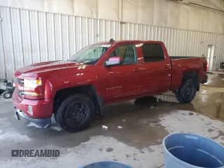 2018 Chevrolet Silverado 1500 LT z VIN 3GCUKREC0JG569981, wystawiony jako Copart lot #63814565 z przebiegiem 95 353 mil mil oraz Czysty tytuł • Clean title. Historia ofert i sprzedaży dostępna na DreamBid. Obrazek 1.