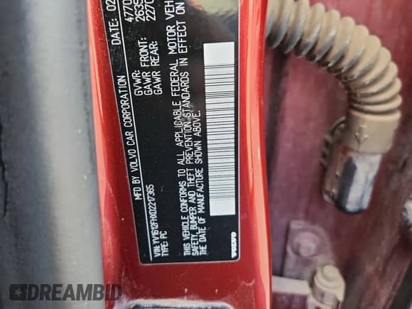 2013 Volvo S60 T5 с VIN YV1612FHXD2217365, выставлен на аукционе Copart как лот 71925935 с пробегом 204 693 миль миль и Чистый • Clean title. История ставок и продаж доступна на DreamBid. Изображение 12.