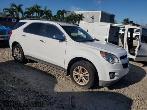 2012 Chevrolet Equinox LTZ with VIN 2GNALFEK9C6363201, listed as a Copart auction lot 81547045 with 153,470 mi miles and Clean title. Bid and sale history available at DreamBid. Image 4.