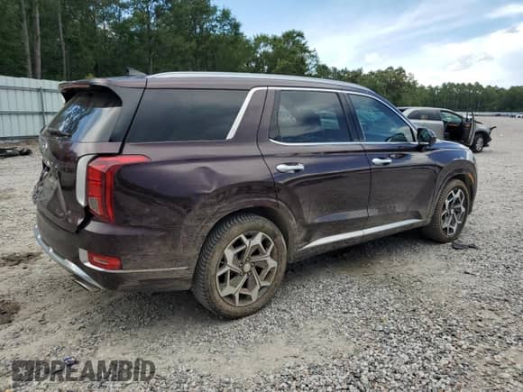 2021 Hyundai Palisade Calligraphy с VIN KM8R74HE1MU279897, выставлен на аукционе Copart как лот 61725115 с пробегом 57 780 миль миль и Списание • Salvage title. История ставок и продаж доступна на DreamBid. Изображение 3.
