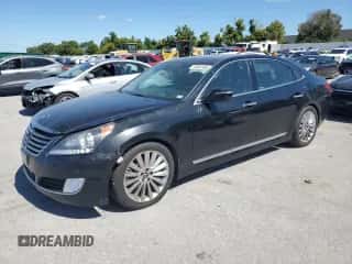 2014 Hyundai Equus Ultimate с VIN KMHGH4JH7EU085532, выставлен на аукционе Copart как лот 70487305 с пробегом 157 445 миль миль и Чистый • Clean title. История ставок и продаж доступна на DreamBid. Изображение 1.