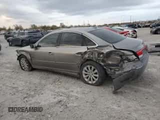 2009 Hyundai Azera GLS с VIN KMHFC46D99A349650, выставлен на аукционе Copart как лот 78384314 с пробегом 187 419 миль миль и Списание • Salvage title. История ставок и продаж доступна на DreamBid. Изображение 2.