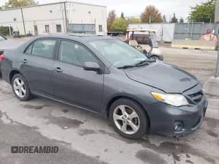 2011 Toyota Corolla S with VIN 2T1BU4EEXBC621702, listed as a IAAI auction lot 43434566 with 187,063 mi miles and . Bid and sale history available at DreamBid. Image 1.