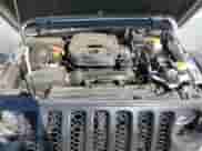 2023 Jeep Wrangler Rubicon with VIN 1C4HJXFN4PW658567, listed as a Copart auction lot 75758084 with 16,030 mi miles and Salvage title. Bid and sale history available at DreamBid. Image 12.