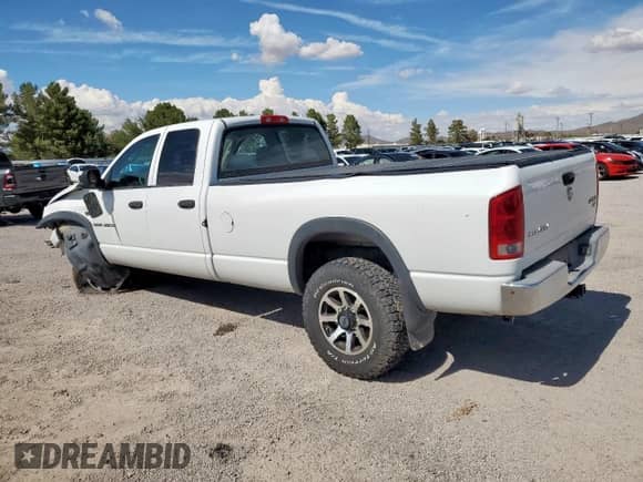 2006 Dodge 2500 SLT with VIN 3D7KS28D36G262157, listed as a Copart auction lot 66131385 with Not provided miles and Salvage title. Bid and sale history available at DreamBid. Image 2.