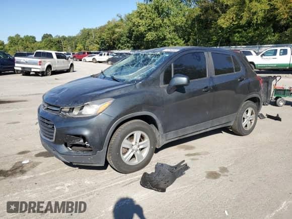 2020 Chevrolet Trax LS z VIN 3GNCJKSB5LL222083, wystawiony jako Copart lot #71254395 z przebiegiem 172 621 mil mil oraz Szkoda całkowita • Salvage title. Historia ofert i sprzedaży dostępna na DreamBid. Obrazek 1.