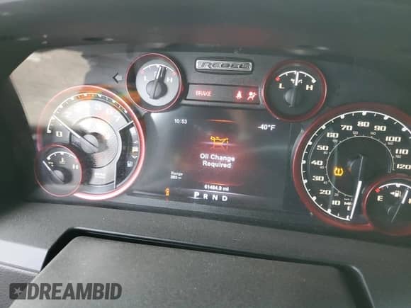 2018 Ram 1500 Rebel с VIN 1C6RR7YT7JS235965, выставлен на аукционе Copart как лот 84749674 с пробегом 61 484 миль миль и Списание • Salvage title. История ставок и продаж доступна на DreamBid. Изображение 9.