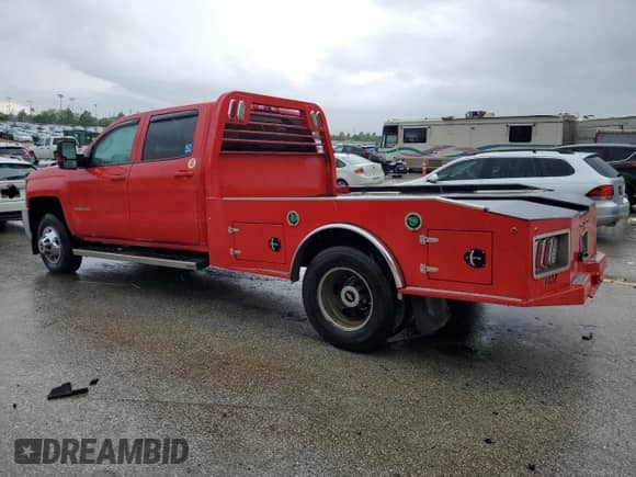 2016 Chevrolet Silverado 3500 z VIN 1GB4KZC84GF279045, wystawiony jako Copart lot #58980375 z przebiegiem Nie podano mil oraz Szkoda całkowita • Salvage title. Historia ofert i sprzedaży dostępna na DreamBid. Obrazek 2.