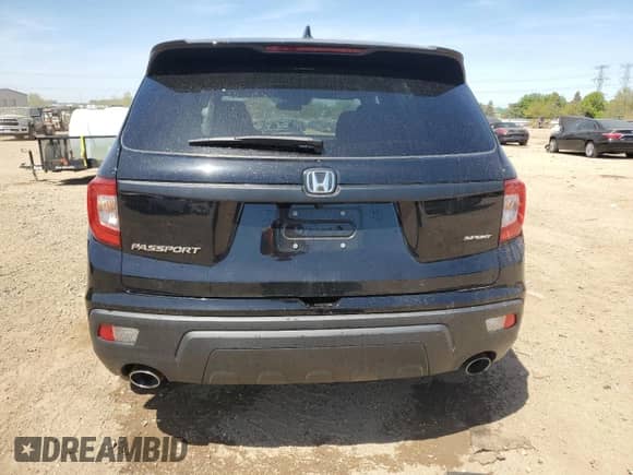 2021 Honda Passport Sport z VIN 5FNYF7H25MB000096, wystawiony jako Copart lot #56416285 z przebiegiem 53 798 mil mil oraz Szkoda całkowita • Salvage title. Historia ofert i sprzedaży dostępna na DreamBid. Obrazek 6.