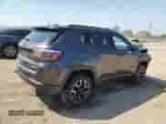 2020 Jeep Compass Trailhawk with VIN 3C4NJDDBXLT163395, listed as a Copart auction lot 81366435 with 56,199 mi miles and Salvage title. Bid and sale history available at DreamBid. Image 3.