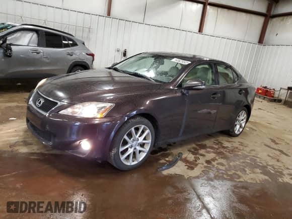 2012 Lexus IS 250 z VIN JTHCF5C27C2035809, wystawiony jako Copart lot #63825505 z przebiegiem 132 276 mil mil oraz Czysty tytuł • Clean title. Historia ofert i sprzedaży dostępna na DreamBid. Obrazek 1.