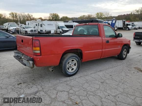 2000 Chevrolet Silverado 1500 LS with VIN 1GCEC14V0YE420963, listed as a Copart auction lot 77598194 with 167,846 mi miles and Clean title. Bid and sale history available at DreamBid. Image 3.