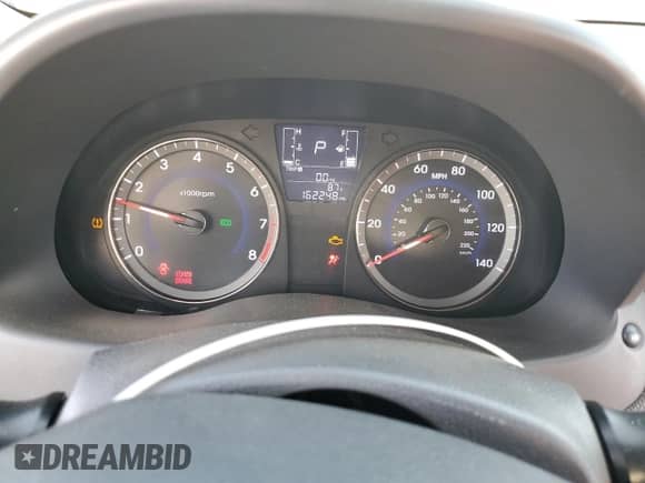 2016 Hyundai Accent SE with VIN KMHCT4AE8GU031307, listed as a Copart auction lot 81273745 with 162,248 mi miles and Salvage title. Bid and sale history available at DreamBid. Image 9.