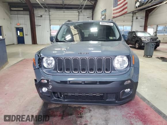 2017 Jeep Renegade Altitude with VIN ZACCJBBB5HPG16514, listed as a Copart auction lot 86077855 with 85,454 mi miles and Salvage title. Bid and sale history available at DreamBid. Image 5.