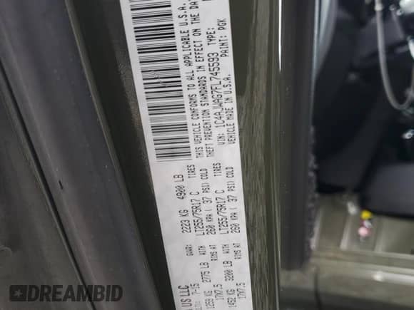 2015 Jeep Wrangler Willys Wheeler z VIN 1C4AJWAG7FL745593, wystawiony jako Copart lot #83771385 z przebiegiem 114 326 mil mil oraz Szkoda całkowita • Salvage title. Historia ofert i sprzedaży dostępna na DreamBid. Obrazek 13.