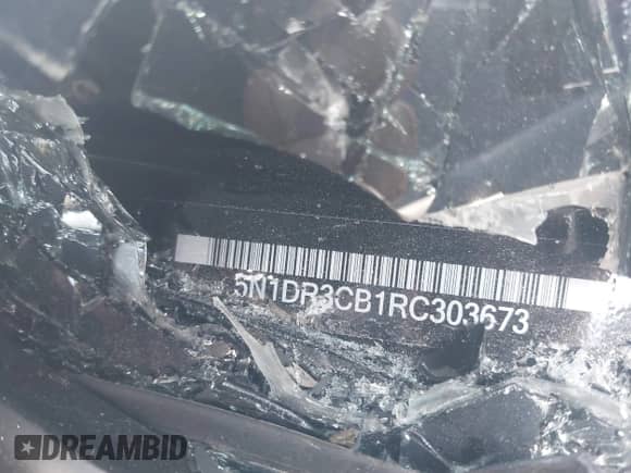 2024 Nissan Pathfinder SL with VIN 5N1DR3CB1RC303673, listed as a IAAI auction lot 43206107 with 15,557 mi miles and . Bid and sale history available at DreamBid. Image 9.