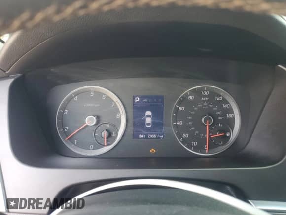 2017 Hyundai Sonata Limited with VIN 5NPE34AB5HH577710, listed as a Copart auction lot 81008785 with 206,611 mi miles and Salvage title. Bid and sale history available at DreamBid. Image 9.