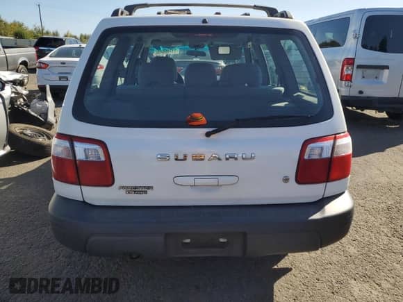 2001 Subaru Forester L with VIN JF1SF63501H760178, listed as a Copart auction lot 81746645 with 244,355 mi miles and Salvage title. Bid and sale history available at DreamBid. Image 6.