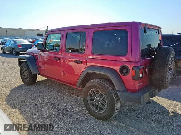 2024 Jeep Wrangler Sport S z VIN 1C4PJXDN3RW344801, wystawiony jako Copart lot #71509805 z przebiegiem 27 146 mil mil oraz Czysty tytuł • Clean title. Historia ofert i sprzedaży dostępna na DreamBid. Obrazek 2.