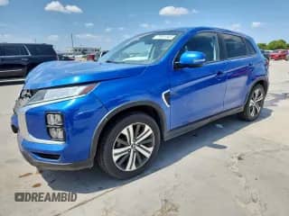 2020 Mitsubishi Outlander SE z VIN JA4AP4AU4LU026181, wystawiony jako Copart lot #70591545 z przebiegiem 77 203 mil mil oraz Czysty tytuł • Clean title. Historia ofert i sprzedaży dostępna na DreamBid. Obrazek 1.
