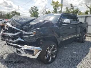 2019 Ram 1500 Limited z VIN 1C6RREHT5KN716916, wystawiony jako Copart lot #55401135 z przebiegiem 145 178 mil mil oraz Nie do naprawy • Non repairable. Historia ofert i sprzedaży dostępna na DreamBid. Obrazek 1.