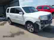 2014 Honda Pilot EX-L z VIN 5FNYF4H55EB010556, wystawiony jako IAAI lot #43027449 z przebiegiem 114 365 mil mil oraz . Historia ofert i sprzedaży dostępna na DreamBid. Obrazek 1.