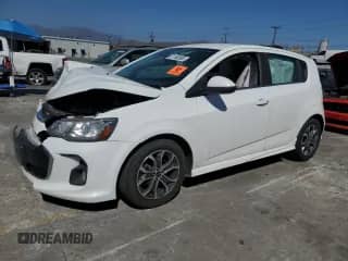 2018 Chevrolet Sonic LT with VIN 1G1JD6SG9J4101580, listed as a Copart auction lot 67150365 with 184,752 mi miles and Salvage title. Bid and sale history available at DreamBid. Image 1.