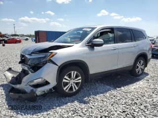 2018 Honda Pilot EX-L z VIN 5FNYF6H80JB025028, wystawiony jako Copart lot #54890715 z przebiegiem 81 087 mil mil oraz Szkoda całkowita • Salvage title. Historia ofert i sprzedaży dostępna na DreamBid. Obrazek 1.