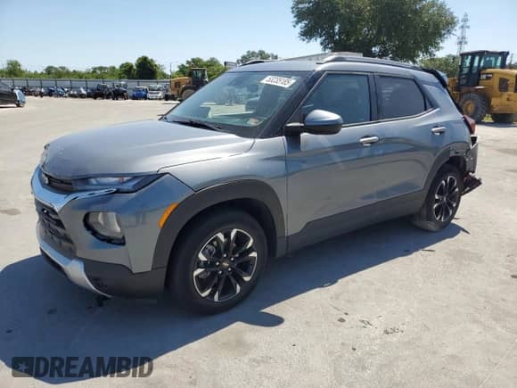 2021 Chevrolet TrailBlazer LT with VIN KL79MPS2XMB142222, listed as a Copart auction lot 53235185 with 40,586 mi miles and Non repairable. Bid and sale history available at DreamBid. Image 1.