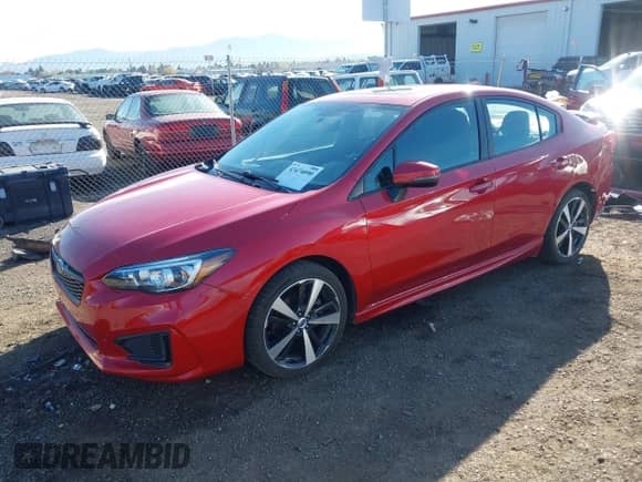 2018 Subaru Impreza Special Sports with VIN 4S3GKAM67J3612483, listed as a IAAI auction lot 43474090 with 76,302 mi miles and . Bid and sale history available at DreamBid. Image 2.