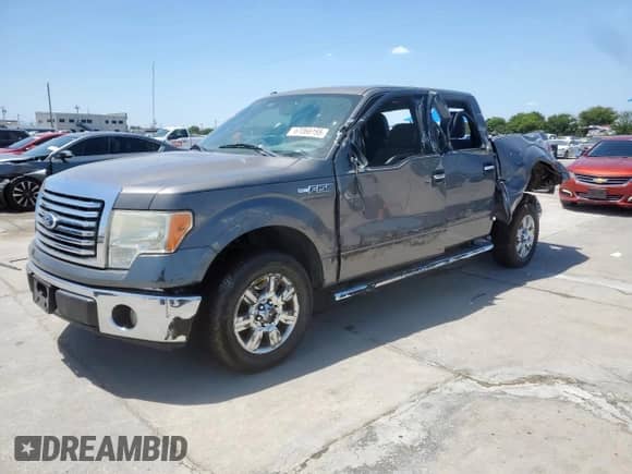 2012 Ford F-150 XL with VIN 1FTEW1CM4CKD04689, listed as a Copart auction lot 67066195 with 171,723 mi miles and Salvage title. Bid and sale history available at DreamBid. Image 1.