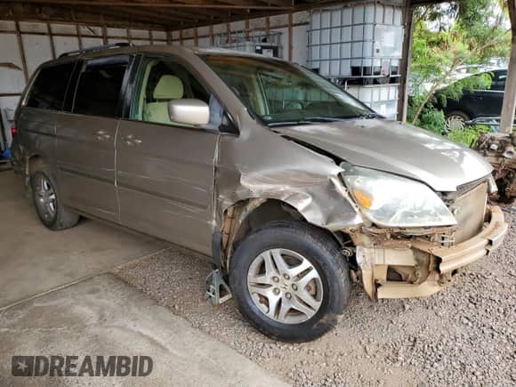 2007 Honda Odyssey EX z VIN 5FNRL38477B012326, wystawiony jako Copart lot #65268985 z przebiegiem 186 616 mil mil oraz Szkoda całkowita • Salvage title. Historia ofert i sprzedaży dostępna na DreamBid. Obrazek 4.