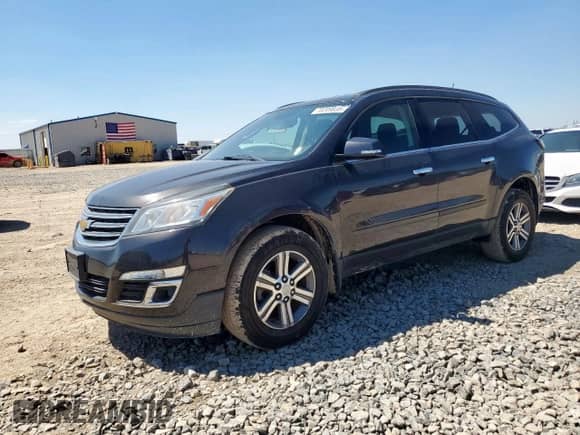 2017 Chevrolet Traverse LT z VIN 1GNKRHKD9HJ222661, wystawiony jako Copart lot #70209835 z przebiegiem 126 847 mil mil oraz Szkoda całkowita • Salvage title. Historia ofert i sprzedaży dostępna na DreamBid. Obrazek 1.