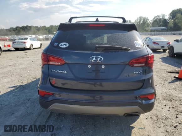 2018 Hyundai Santa Fe 2.4L with VIN 5XYZU3LB8JG517245, listed as a Copart auction lot 68663515 with 101,109 mi miles and Salvage title. Bid and sale history available at DreamBid. Image 6.