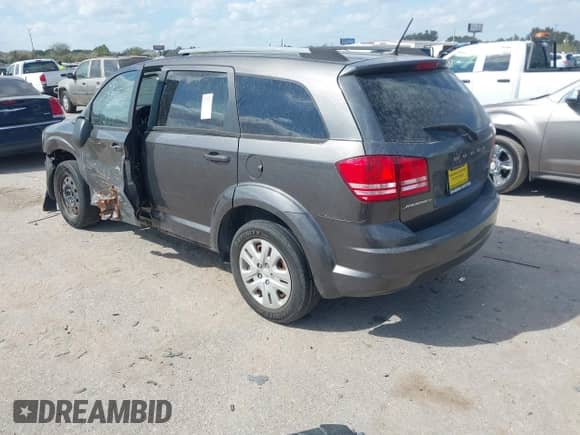 2017 Dodge Journey SE z VIN 3C4PDCABXHT598746, wystawiony jako IAAI lot #43503790 z przebiegiem Nie podano mil oraz . Historia ofert i sprzedaży dostępna na DreamBid. Obrazek 3.