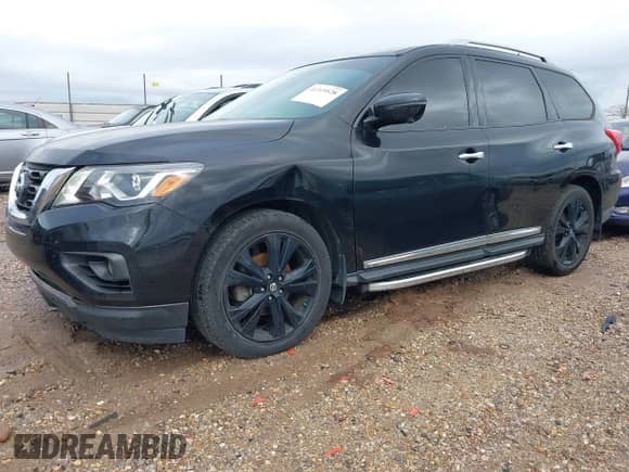 2017 Nissan Pathfinder SL z VIN 5N1DR2MM7HC667864, wystawiony jako IAAI lot #41219528 z przebiegiem 127 240 mil mil oraz . Historia ofert i sprzedaży dostępna na DreamBid. Obrazek 2.