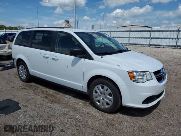 2020 Dodge Grand Caravan SE Plus with VIN 2C4RDGBG7LR167139, listed as a Copart auction lot 62342965 with 109,703 mi miles and Salvage title. Bid and sale history available at DreamBid. Image 4.
