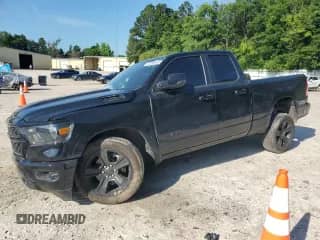 2023 Ram 1500 Big Horn with VIN 1C6RRFBG5PN646441, listed as a Copart auction lot 61558965 with 49,875 mi miles and Salvage title. Bid and sale history available at DreamBid. Image 1.