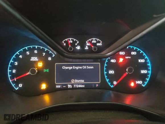 2019 Chevrolet Colorado 2WD LT z VIN 1GCGSCEN8K1252185, wystawiony jako Copart lot #86105125 z przebiegiem 77 244 mil mil oraz Szkoda całkowita • Salvage title. Historia ofert i sprzedaży dostępna na DreamBid. Obrazek 9.