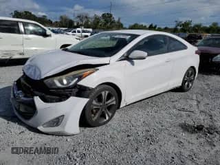 2014 Hyundai Elantra with VIN KMHDH6AHXEU028823, listed as a Copart auction lot 85475465 with 123,213 mi miles and Salvage title. Bid and sale history available at DreamBid. Image 1.