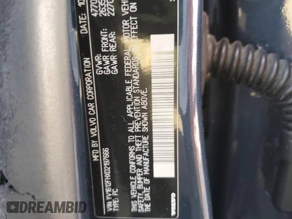 2013 Volvo S60 T5 с VIN YV1612FHXD2197666, выставлен на аукционе Copart как лот 85134815 с пробегом 209 347 миль миль и Списание • Salvage title. История ставок и продаж доступна на DreamBid. Изображение 12.
