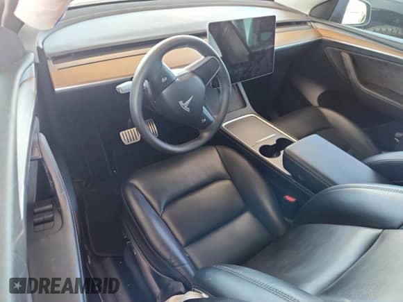 2022 Tesla Model Y Performance with VIN 7SAYGDEFXNF542785, listed as a Copart auction lot 81153785 with 53,108 mi miles and Salvage title. Bid and sale history available at DreamBid. Image 8.