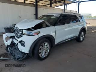 2020 Ford Explorer Limited z VIN 1FMSK8FHXLGA63287, wystawiony jako Copart lot #69707965 z przebiegiem 43 855 mil mil oraz Szkoda całkowita • Salvage title. Historia ofert i sprzedaży dostępna na DreamBid. Obrazek 1.