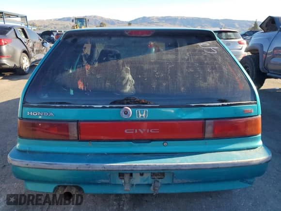 1991 Honda Civic с VIN 2HGED7366MH518166, выставлен на аукционе Copart как лот 87556605 с пробегом Не указан миль и Списание • Salvage title. История ставок и продаж доступна на DreamBid. Изображение 6.