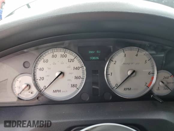 2006 Chrysler 300 C SRT-8 with VIN 2C3LA73W16H423780, listed as a Copart auction lot 56702105 with 93,826 mi miles and Salvage title. Bid and sale history available at DreamBid. Image 9.