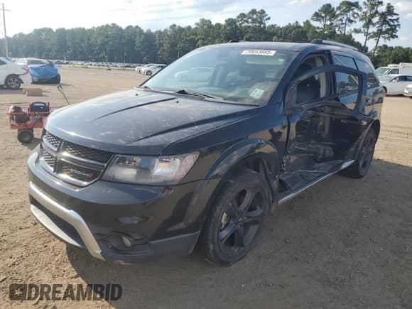 2019 Dodge Journey Crossroad с VIN 3C4PDCGB8KT845230, выставлен на аукционе Copart как лот 70643665 с пробегом 129 143 миль миль и Списание • Salvage title. История ставок и продаж доступна на DreamBid. Изображение 1.