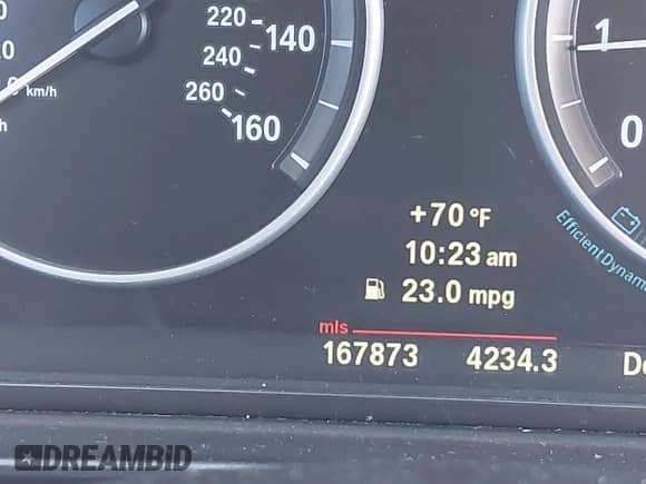 2012 BMW 5 Series 535i with VIN WBAFR7C55CC812426, listed as a IAAI auction lot 43496247 with 167,873 mi miles and . Bid and sale history available at DreamBid. Image 15.