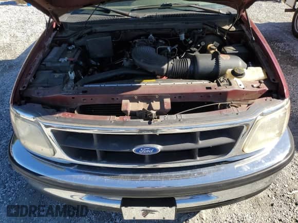 1997 Ford F-150 z VIN 1FTDX1765VNB84973, wystawiony jako Copart lot #87093925 z przebiegiem 140 179 mil mil oraz Czysty tytuł • Clean title. Historia ofert i sprzedaży dostępna na DreamBid. Obrazek 11.