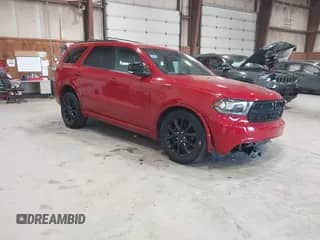 2018 Dodge Durango GT with VIN 1C4RDJDG7JC187276, listed as a IAAI auction lot 42186512 with 36,995 mi miles and . Bid and sale history available at DreamBid. Image 1.