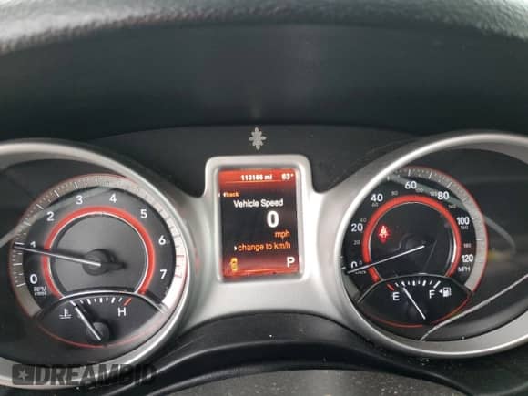 2015 Dodge Journey American Value with VIN 3C4PDCAB8FT718864, listed as a Copart auction lot 80523775 with 113,166 mi miles and Clean title. Bid and sale history available at DreamBid. Image 9.